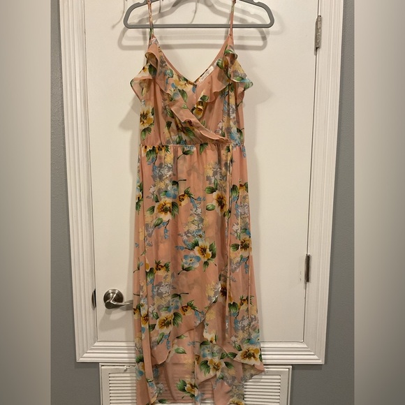 Global Village Floral Ruffle Dress - Picture 1 of 6